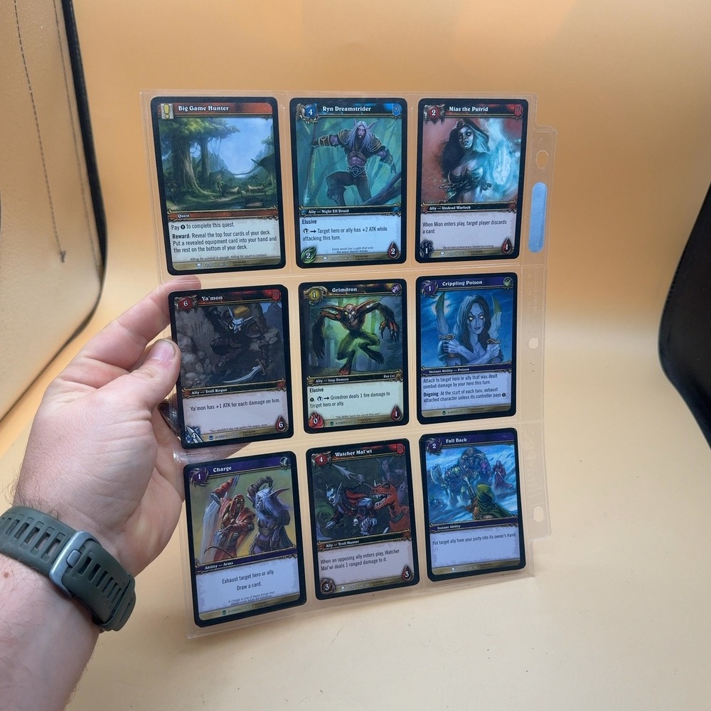 World of Warcraft TCG Trading Card Lot 18 Cards WoW Azeroth Outland Mixed